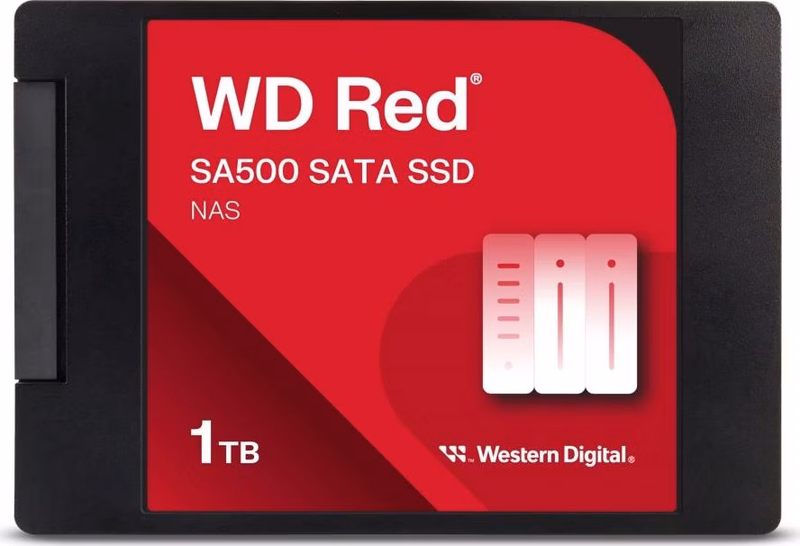 WD RED SSD 3D NAND WDS100T1R0A 1TB SATA/600, (R:560, W:530MB/s), 2.5"