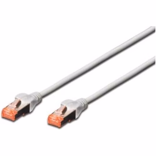 Digitus CAT 6 S-FTP patch cable, Cu, LSZH AWG 27/7, length 25 m, color grey