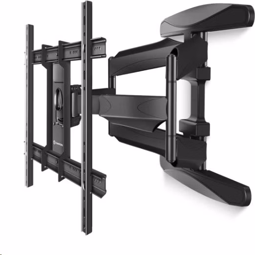 ONKRON Full Motion TV držiak na stenu pre 42" až 70" obrazovky do 45,5 kg, čierny