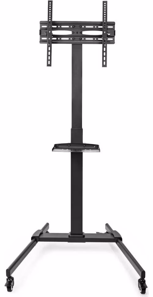 NEDIS podlahový TV stojan/ 32 - 55"/ 35kg/ Design Premium Column/ Snap-lock/ ocel/ černý