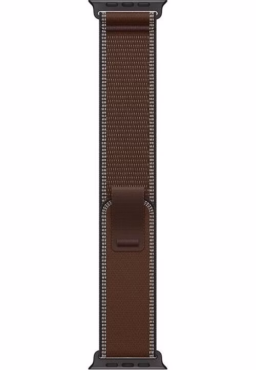 Apple Watch 49mm Dark Umber Trail Loop - M/L - Black Titanium Finish