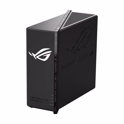 ASUS ROG STRIX GS-BE18000 Ultimate Gaming router, tri-band WiFi 7, 4x4 MIMO, combined 20G wired capacity