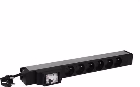 Legrand   napájecí blok PDU do racku 6x 230V s proudovou ochranou 1U