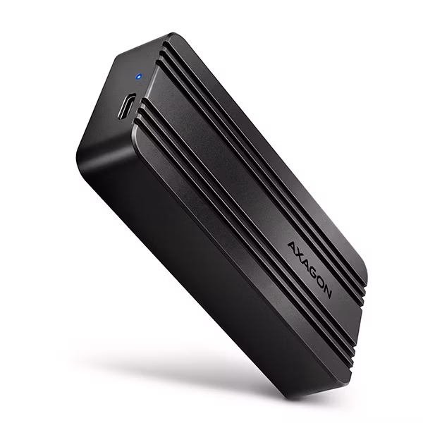 AXAGON EEM2-40G, USB-C 40Gbps externý box pre M.2 NVMe SSD, zosilnený hliník