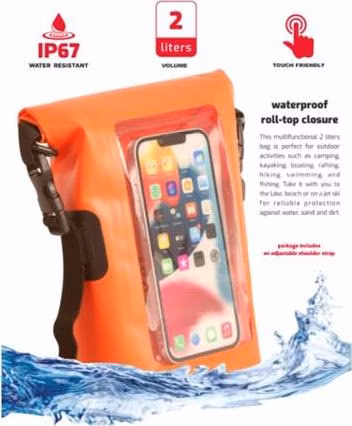 SWISSTEN VODOTĚSNÉ POUZDRO SWISSTEN WATERPROOF ORANŽOVÉ(2L)