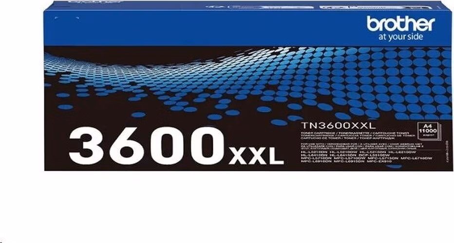 BAZAR - BROTHER Toner TN-3600XXL - 11 000 stran - Poškozený obal (Komplet)