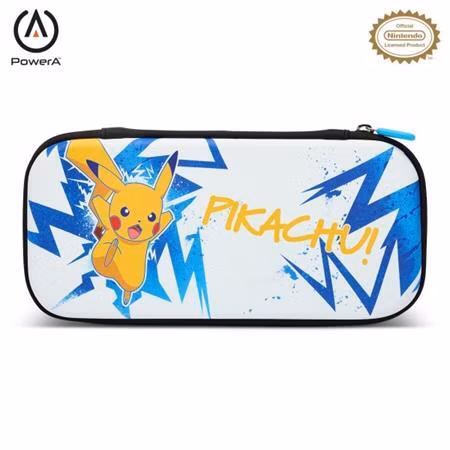 PowerA Slim Case for Nintendo Switch - OLED Model, Nintendo Switch or Nintendo Switch Lite – Pikachu High Voltage