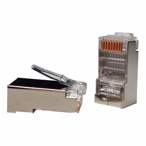 Konektor STP RJ45 (8p8c), Cat5E, 50µm, licna(lanko) - 100 ks
