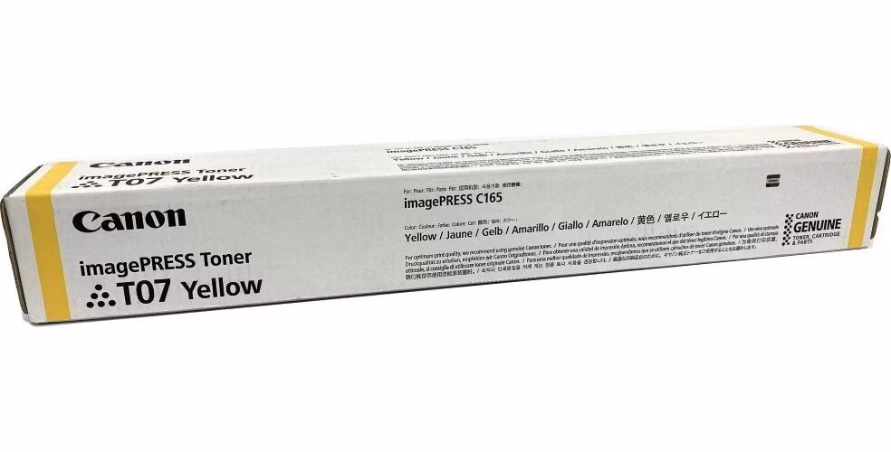 Canon originální TONER T07 YELLOW iPRC165 37 500 stran A4 (5%)