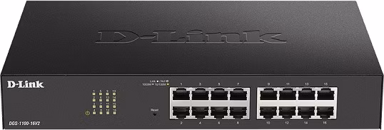 D-Link DGS-1100-16V2/E 16-Port Gigabit Smart Managed Switch