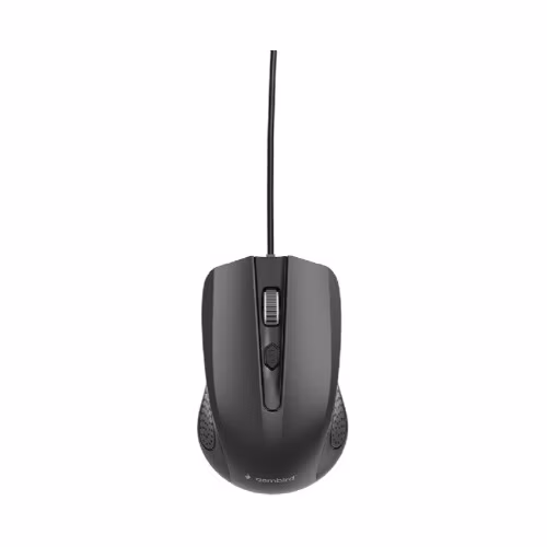 GEMBIRD MUS-4B-01 optická myš, 1200 DPI, USB, černá, délka kabelu 1,35 m