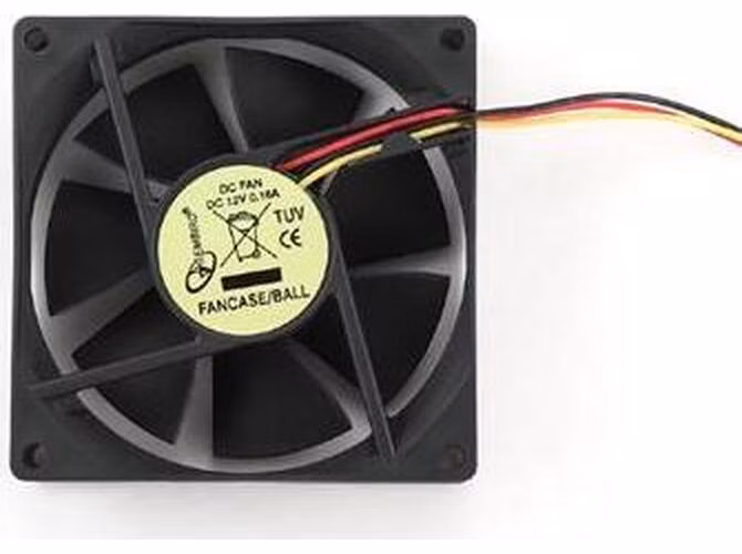 Gembird Chladič ventilátor do skříně 80x80 kuličkové ložisko