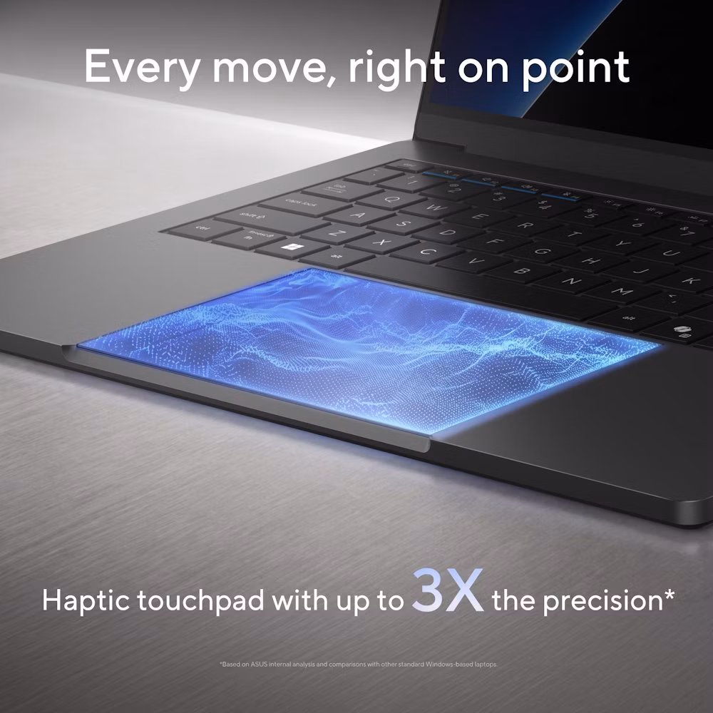 ASUS ExpertBook A7/ Core 7 350/ 16GB DDR5/ 512GB SSD/ Intel Graphics/ 14"WQXGA+, OLED/ W11P/ stříbrný/ 3y onsite NBD