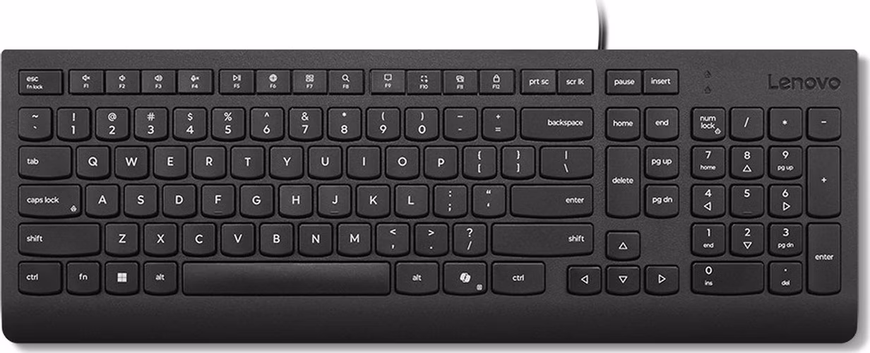 Lenovo Essential USB Wired Keyboard - Czech/Slovakia - klavesnica, AI