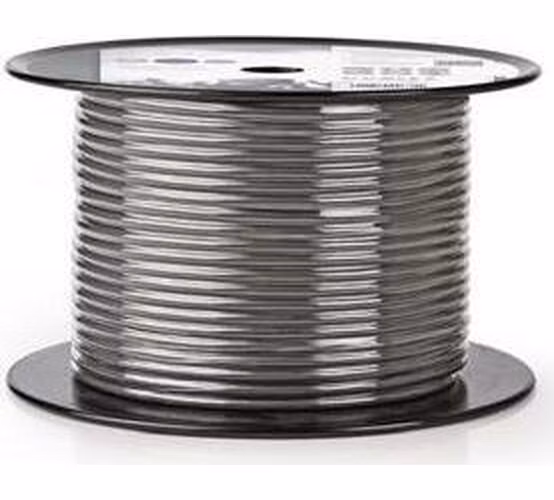 Nedis COTR15021GY100 - DMX Kabel 110 Ohmů | 2x 0,23 mm2 | 100 m | Cívka | Šedá barva