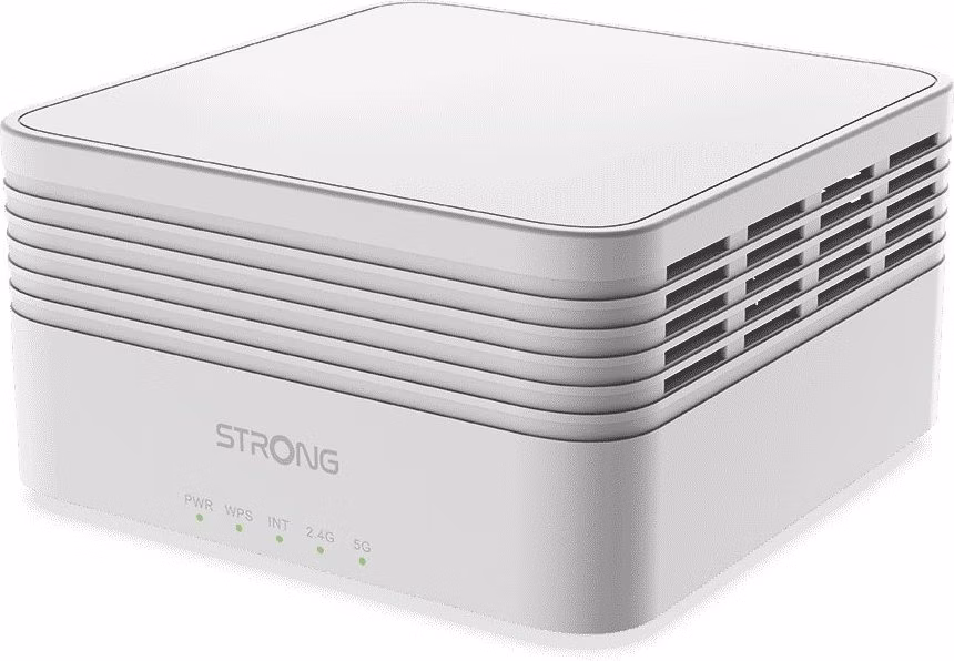 STRONG doplněk sady Wi-Fi Mesh Home Kit AX3000 ADD/ Wi-Fi 802.11a/b/g/n/ac/ax/ 2402 Mbit/s/ 2,4GHz a 5GHz/ 3x LAN/ bílý