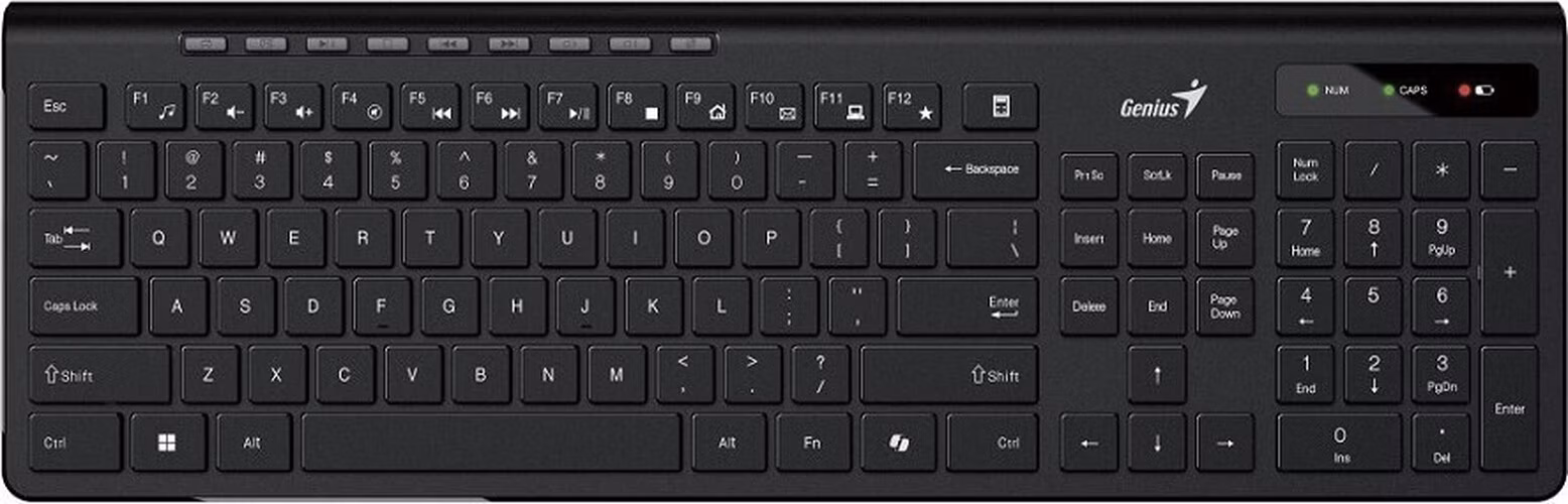 Genius SlimStar 7230/Bezdrôtová USB/SK-SK layout/Čierna