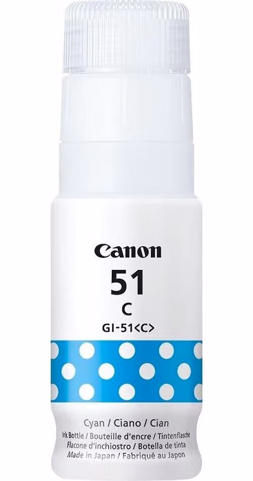 Canon BJ INK GI-51 C EUR (Cyan Ink Bottle)