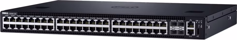 DELL PowerSwitch S3248T-ON, 48x1G, 4x10G SFP+, 2x100G QSFP28, 1xAC PSU, IO/PSU, SONiC/ 3Y PS NBD on-site