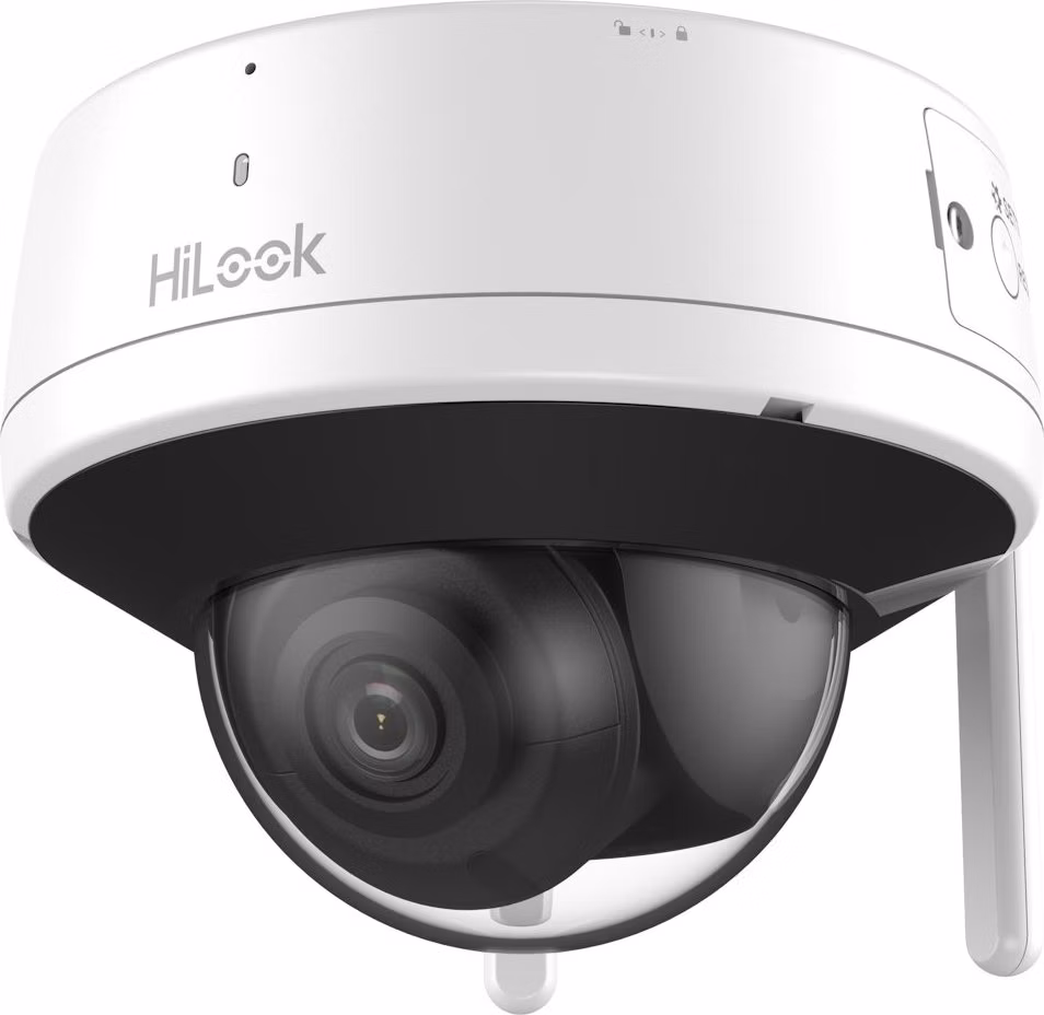 HiLook powered by Hikvision IP kamera IPC-D140HA-D/W(W)/ dome, 4Mpx, 20fps, 1/2,9" CMOS, f=2,8mm, H.265, IP66, IR až 30