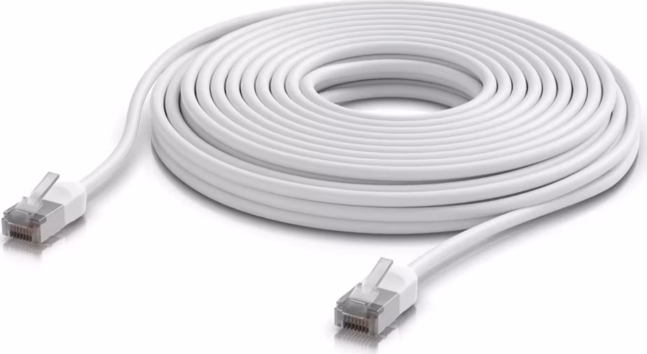 Ubiquiti UACC-Cable-Patch-Outdoor-C6A-12M-W, UniFi Premium Patch Cable Outdoor, 12m, biela