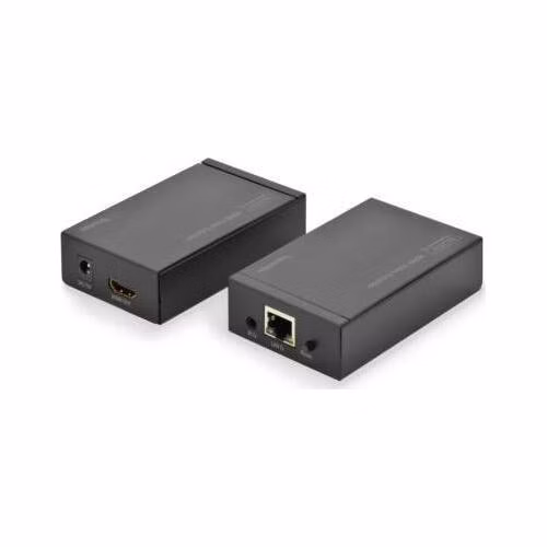Digitus HDMI Video Extender přes Cat5 s IR ovládáním až 120 m (CAT5e / CAT6), 1080p, 3D podpora, černá