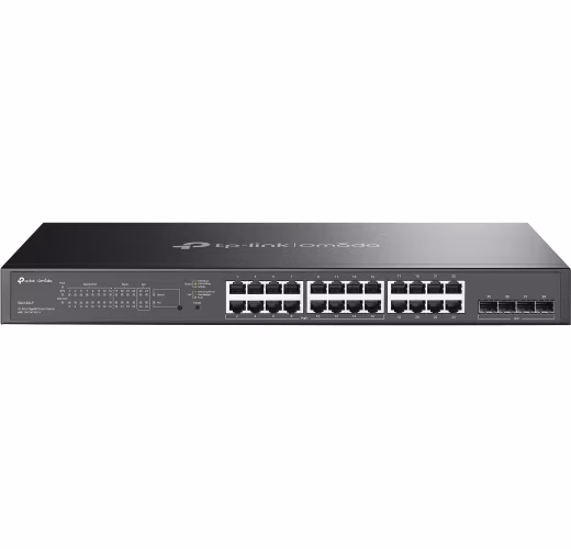 Omada 28-Port Gigabit Smart Switch with 16-Port PoE+ PORT: 24× Gigabit Ports (16×PoE+ and 8× Non-PoE), 4× Gigabit SFP S