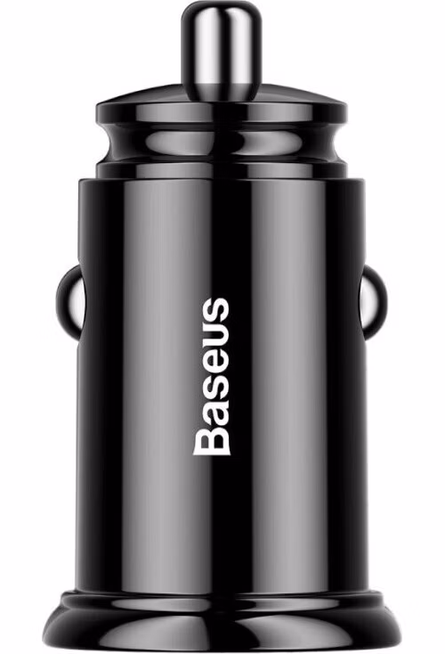 Baseus rýchlonabíjačka do auta 2xUSB QC3.0 30W čierna