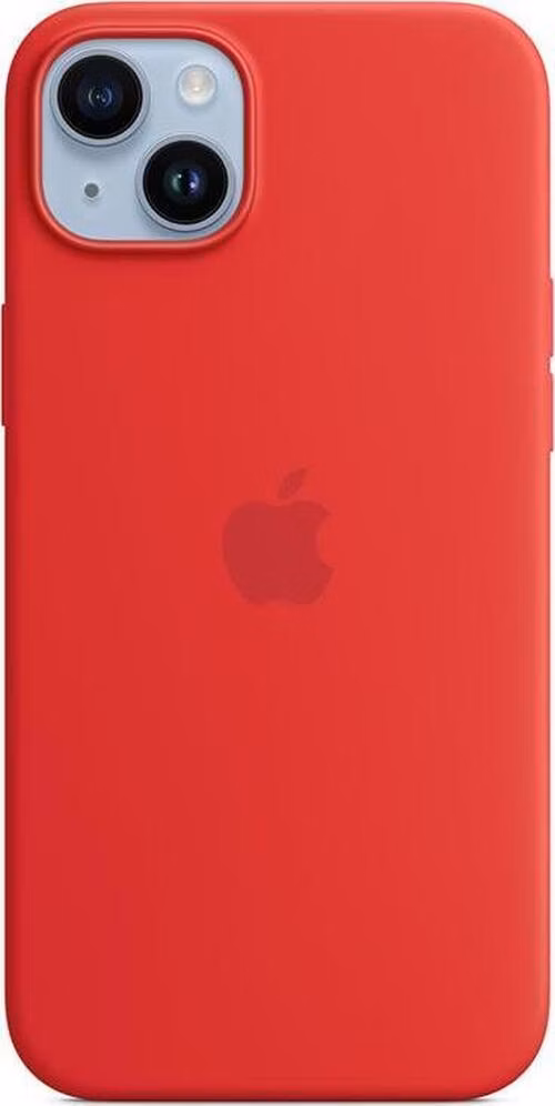 Apple iPhone 14 Plus Silicone Case with MagSafe - (PRODUCT)RED