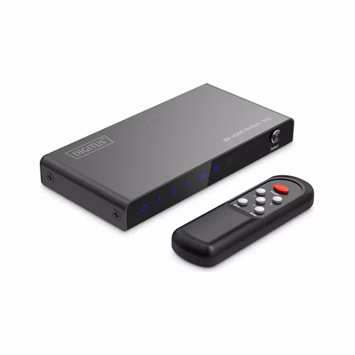 DIGITUS 3x1 HDMI Switch, 8K/60Hz (4:4:4), HDR, HDCP 2.3