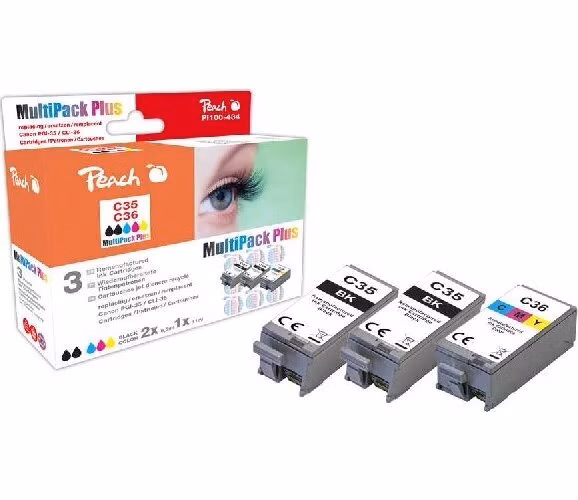 PEACH kompatibilní cartridge Canon PGI-35/CLI-36 MultiPack Plus, 2x8.5ml, 11ml