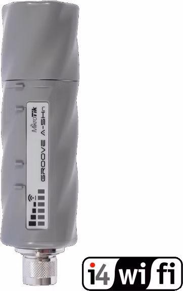 Mikrotik RouterBOARD GrooveA 52HPn/ miniaturní outdoor klient 2,4/5 GHz/ 1x LAN/ L4/ 64MB