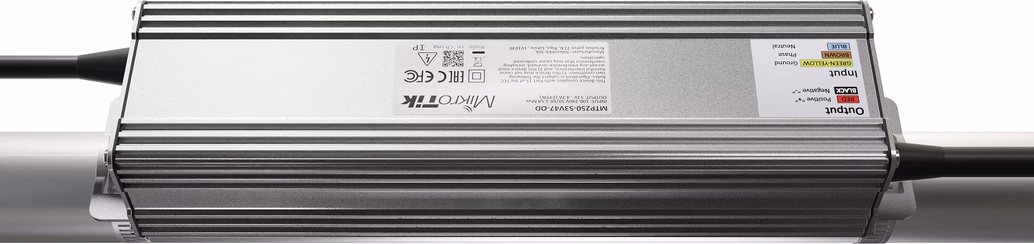 MikroTik MTP250-53V47-OD, Outdoor AC/DC power supply with 26V 250W output