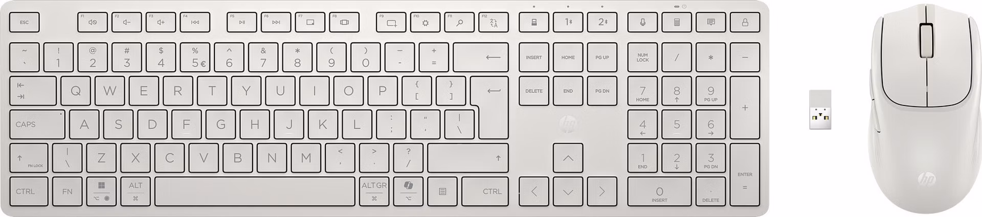 HP 490C Multi-Device Mouse Keyboard White