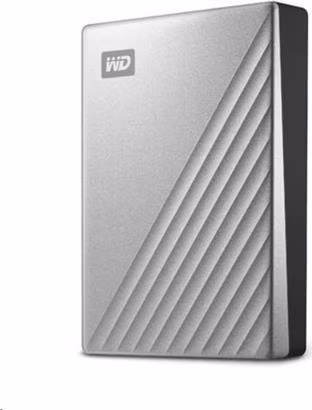 WD My Passport ULTRA 4TB Ext. 2.5" USB3.0 Silver USB-C