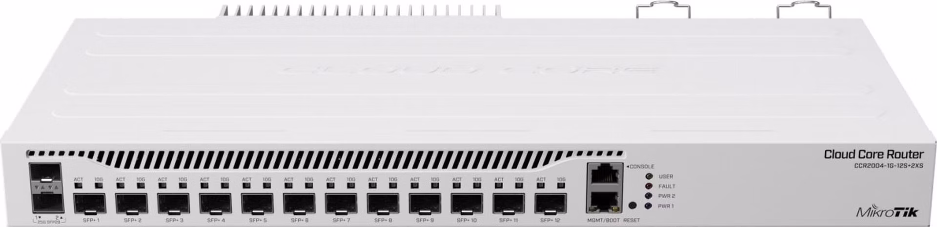 MIKROTIK RouterBOARD Cloud Core Router CCR2004-1G-12S+2XS + L6 (1,7GHz; 4GB RAM;1xGLAN;12xSFP+; 2xSFP28; dual PSU) rack