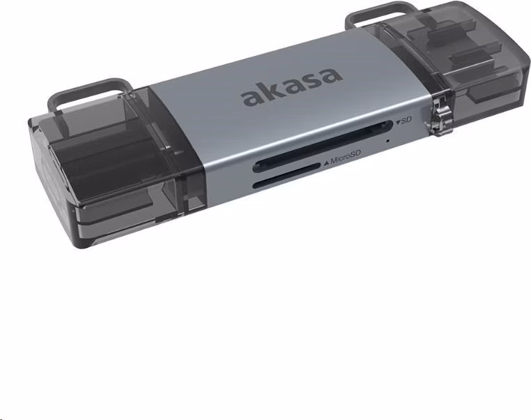 AKASA - 2-In-1 USB 3.2 OTG Dual čítačka kariet