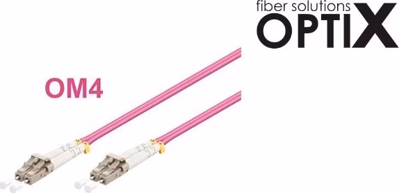 OPTIX LC-LC Optický patch cord 50/125 0,5m OM4 Duplex