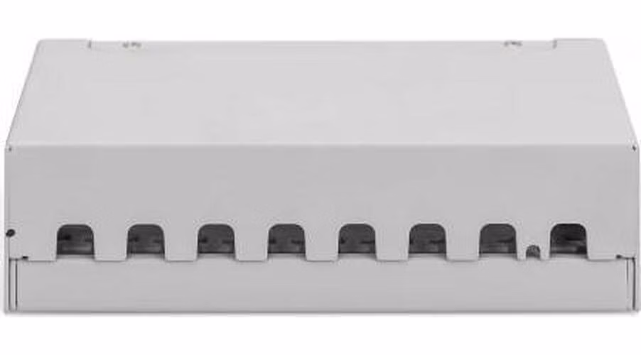 DIGITUS Modulární stolní patch panel, stíněný 8 portů, světle šedý