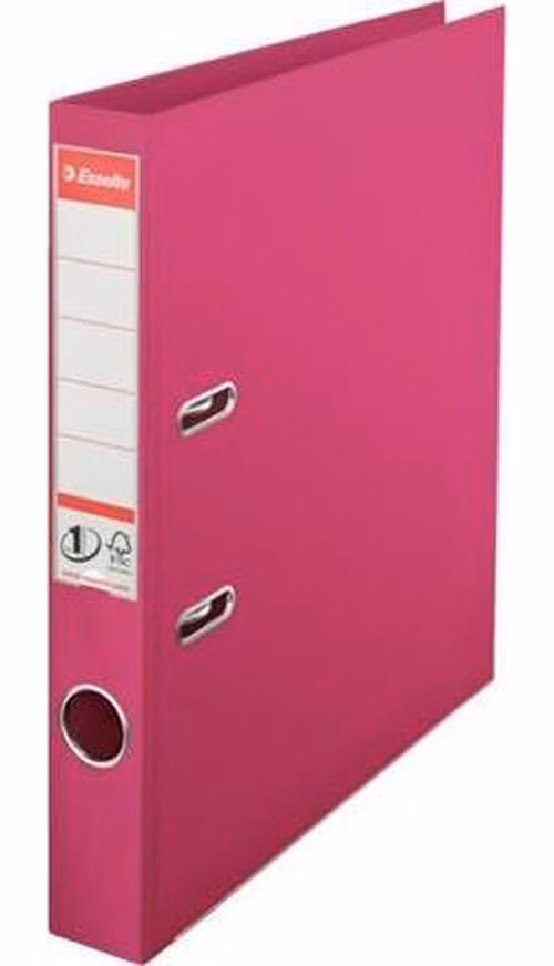 ESSELTE No. 1 pákový pořadač Power A4 50mm růžový