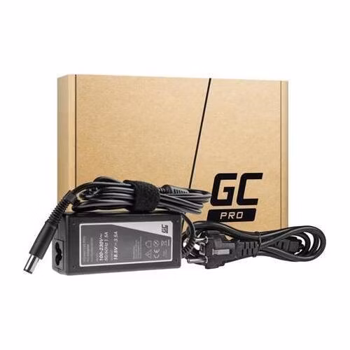 Green Cell PRO Charger / AC Adapter 18.5V 3.5A 65W for HP 250 G1 255 G1 ProBook 450 G2 455 G2 Compaq Presario CQ56 CQ57 CQ58