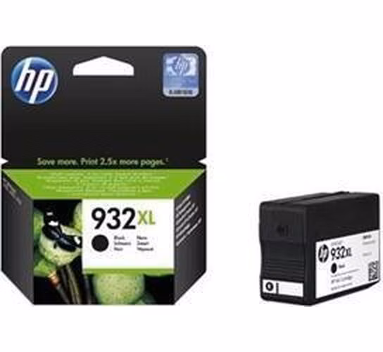 HP 932XL Black Ink Cart, 22,5 ml, CN053AE (1,000 pages)