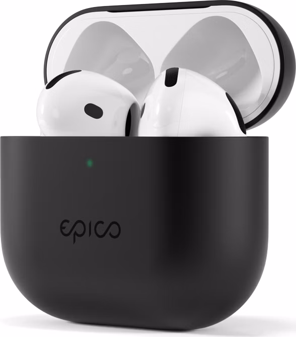 Epico silikónové púzdro pre AirPods 4 - čierna