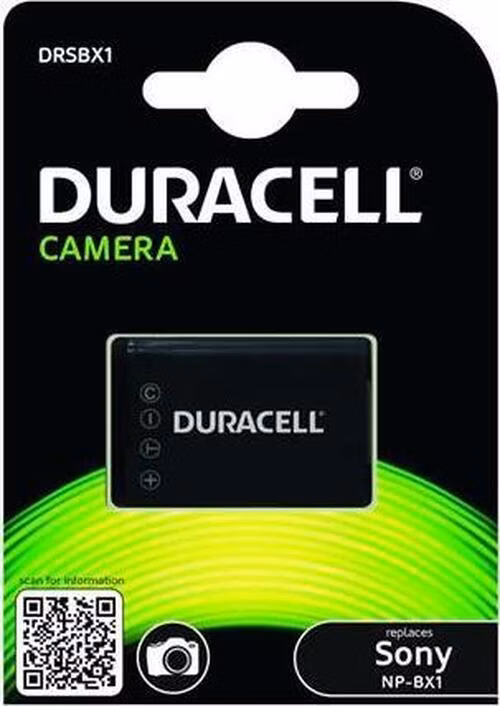 DURACELL Baterie - Baterie do digitálního fotoaparátu nahrazuje Sony NP-BX1 3,7V 950mAh