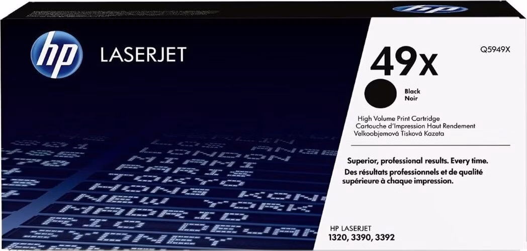 HP černý toner, Q5949X, LJ 1320, high capacity originál