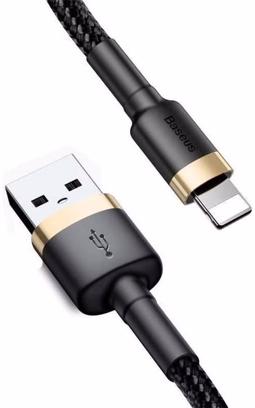 Baseus dátový kábel Cafule USB/Lightning 3m 2A čierno-zlatý