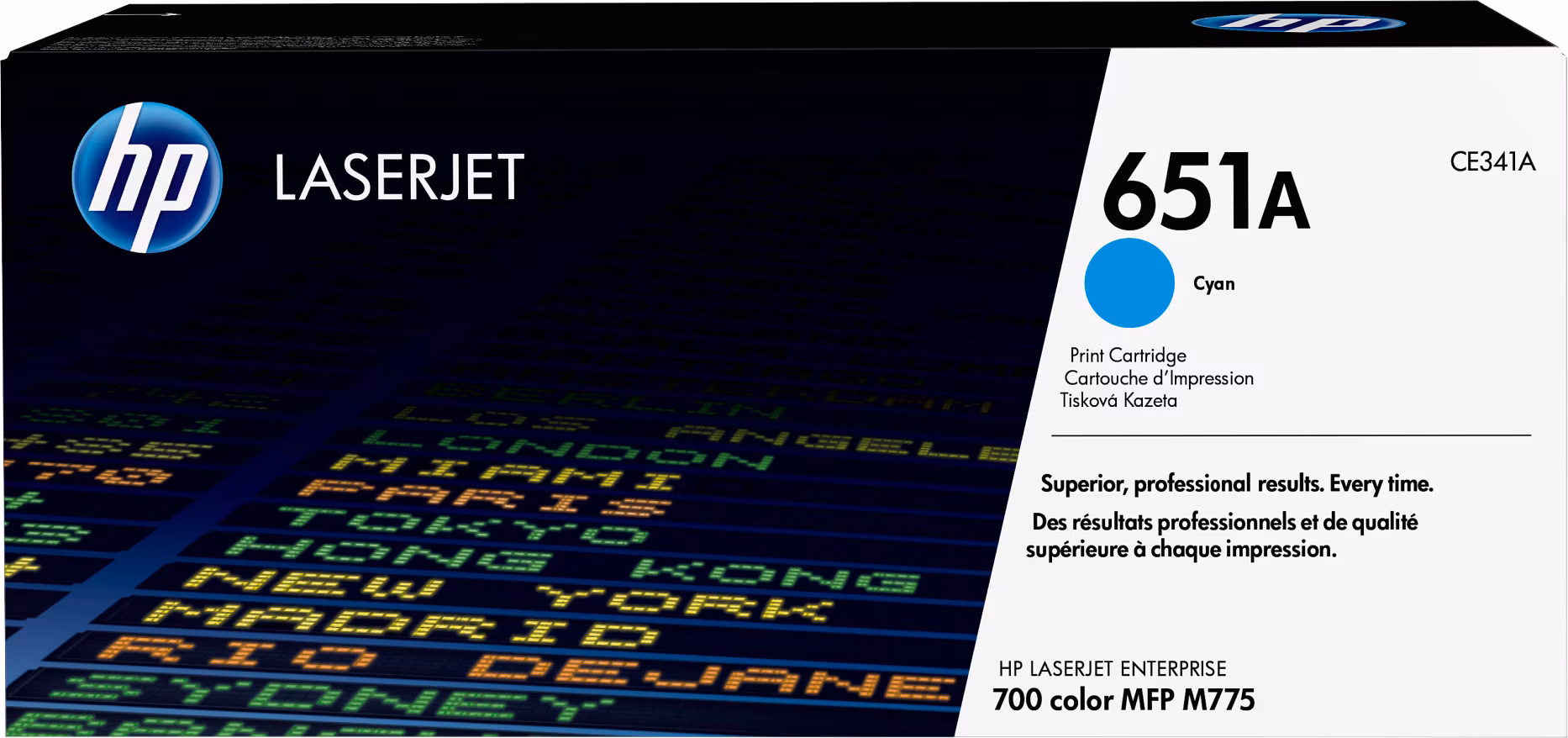 HP 651A Cyan LJ Toner Cart, CE341A (16,000 pages)