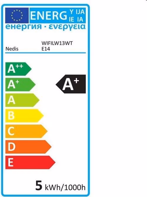 Nedis Smart LED bulp 4.5W E14 350lm