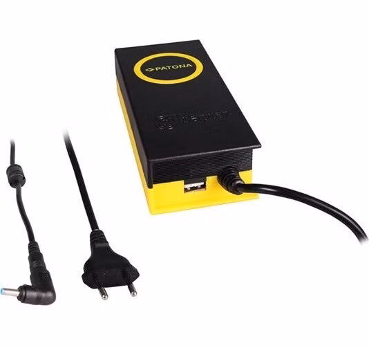 PATONA napájecí adaptér k ntb/ 19V/4,7A 90W/ konektor 4,5x3mm/ + výstup USB/ délka kabelu 2,4 m