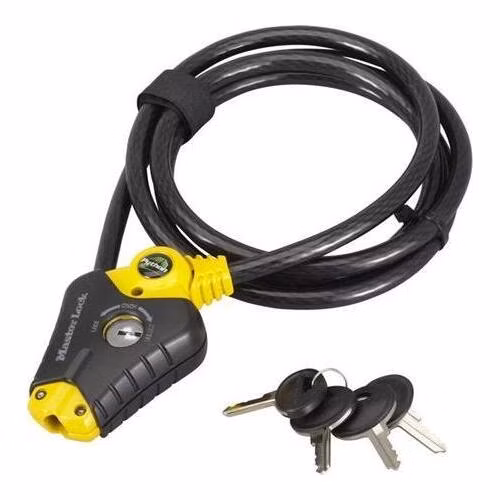 Master Lock Zkracovací lanový zámek Python 8433EURD - 10mm